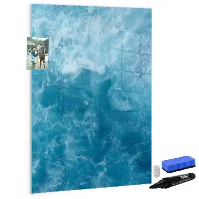 Magnettafel zum Schreiben mit Wasser Meer und Ozean Motiv