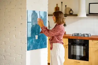 Magnettafel zum Schreiben mit Wasser Meer und Ozean Motiv