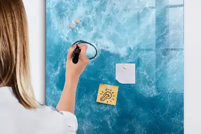 Magnettafel zum Schreiben mit Wasser Meer und Ozean Motiv
