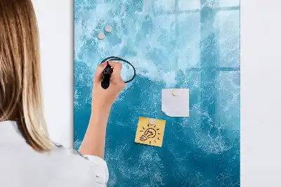 Magnettafel zum Schreiben mit Wasser Meer und Ozean Motiv