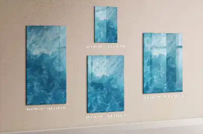 Magnettafel zum Schreiben mit Wasser Meer und Ozean Motiv
