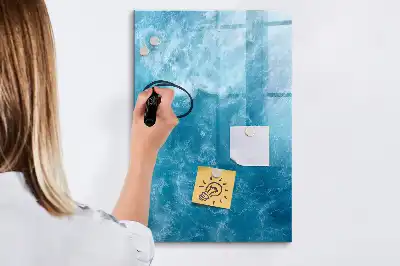 Magnettafel zum Schreiben mit Wasser Meer und Ozean Motiv