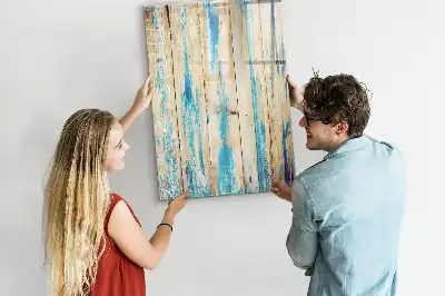 Magnettafel beschreibbar in Antikholz-Optik