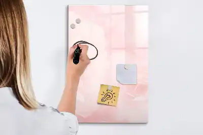 Magnettafel beschreibbar mit Rosen-Motiv