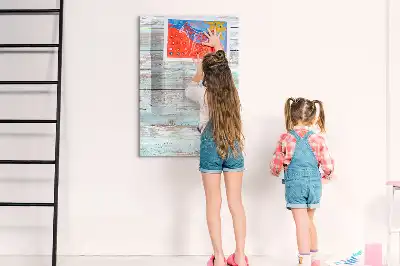 Magnettafel zum Schreiben in Pastellfarben