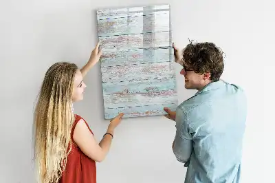 Magnettafel zum Schreiben in Pastellfarben