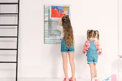 Magnettafel zum Schreiben in Pastellfarben