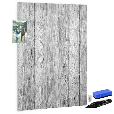 Magnettafel aus Holz zum Beschreiben