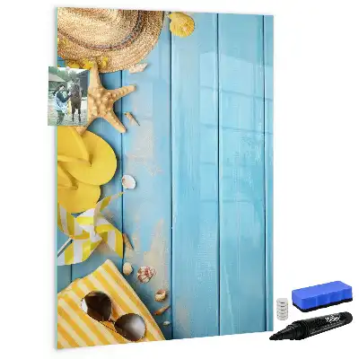 Magnettafel beschreibbar für Strandzubehör