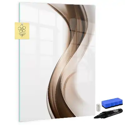 Magnettafel beschreibbar mit Wellen-Abstraktion