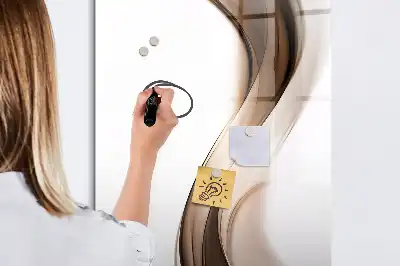 Magnettafel beschreibbar mit Wellen-Abstraktion