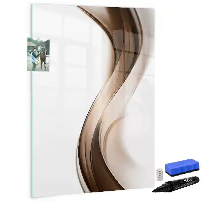 Magnettafel beschreibbar mit Wellen-Abstraktion