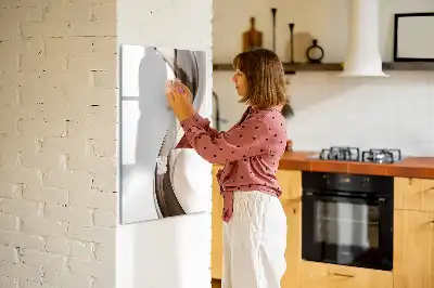 Magnettafel beschreibbar mit Wellen-Abstraktion