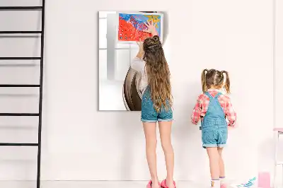 Magnettafel beschreibbar mit Wellen-Abstraktion