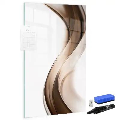 Magnettafel beschreibbar mit Wellen-Abstraktion