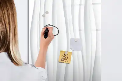 Magnettafel zum Schreiben mit Motiv abstrakte Linien