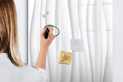 Magnettafel zum Schreiben mit Motiv abstrakte Linien