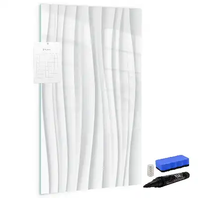 Magnettafel zum Schreiben mit Motiv abstrakte Linien