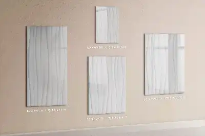 Magnettafel zum Schreiben mit Motiv abstrakte Linien