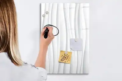 Magnettafel zum Schreiben mit Motiv abstrakte Linien
