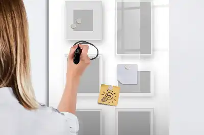 Magnettafel beschreibbarer Fotorahmen