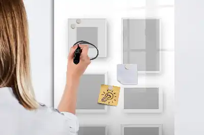 Magnettafel beschreibbarer Fotorahmen