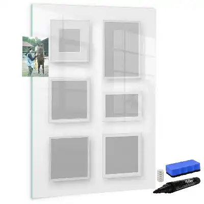 Magnettafel beschreibbarer Fotorahmen