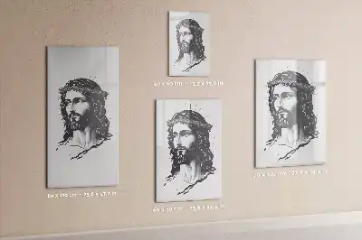 Magnettafel beschreibbar mit Motiv Jesus Christus