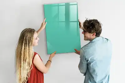 Magnettafel beschreibbar in Türkis