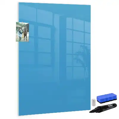 Magnettafel zum Schreiben hellblau