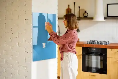 Magnettafel zum Schreiben hellblau