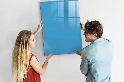 Magnettafel zum Schreiben hellblau