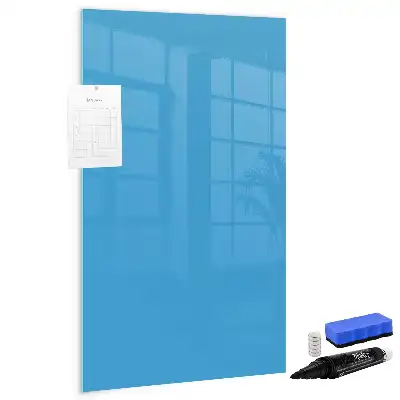 Magnettafel zum Schreiben hellblau