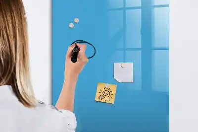 Magnettafel zum Schreiben hellblau