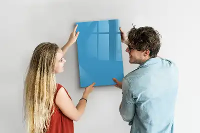 Magnettafel zum Schreiben hellblau