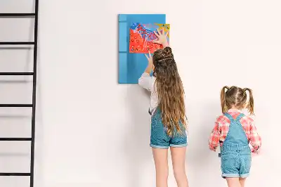 Magnettafel zum Schreiben hellblau