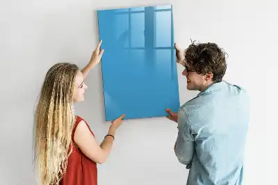 Magnettafel zum Schreiben hellblau