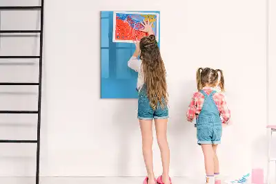 Magnettafel zum Schreiben hellblau