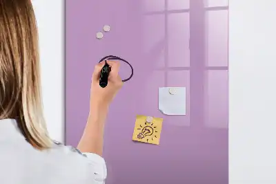 Magnettafel zum Schreiben in Flieder