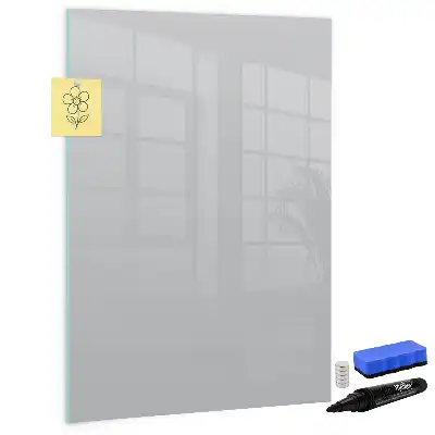 Magnettafel beschreibbar in Hellgrau