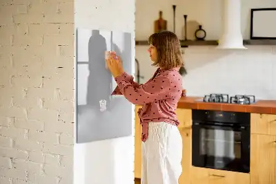 Magnettafel beschreibbar in Hellgrau