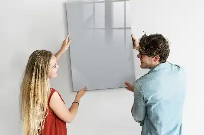 Magnettafel beschreibbar in Hellgrau