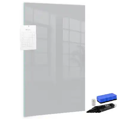 Magnettafel beschreibbar in Hellgrau