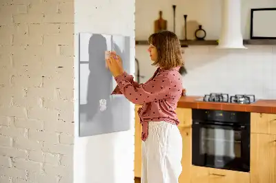 Magnettafel beschreibbar in Hellgrau