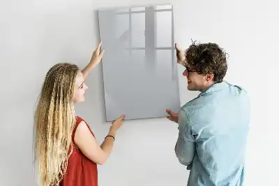 Magnettafel beschreibbar in Hellgrau