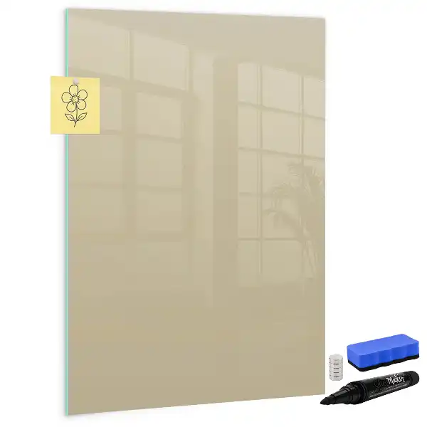 Magnettafel zum Schreiben beige