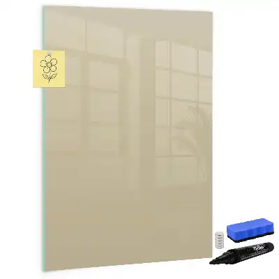 Magnettafel zum Schreiben beige