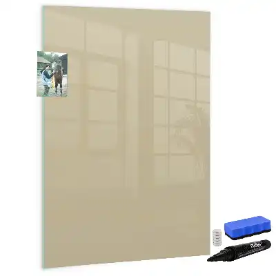Magnettafel zum Schreiben beige