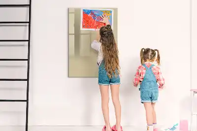 Magnettafel zum Schreiben beige