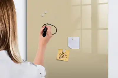 Magnettafel zum Schreiben beige